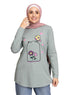 Aqua Foam Printed Long - Sleeve Design 2 - Khotwh